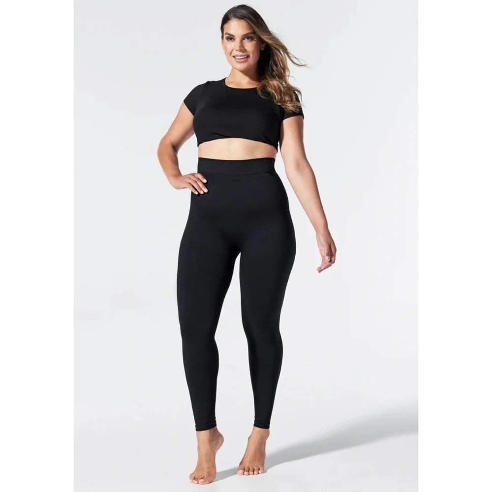 BLANQI Everyday High Waist Postpartum + Nursing Support Leggings Black